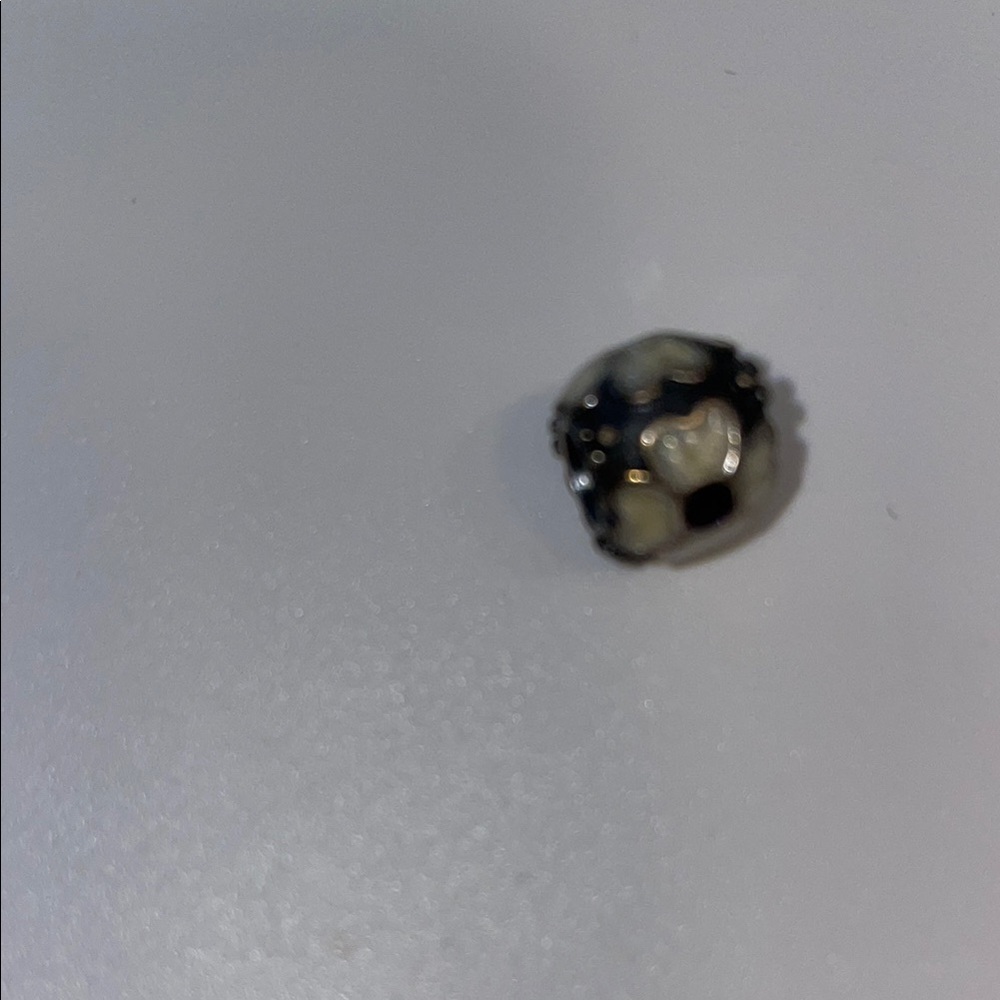 Elegant Silver Bead Charm